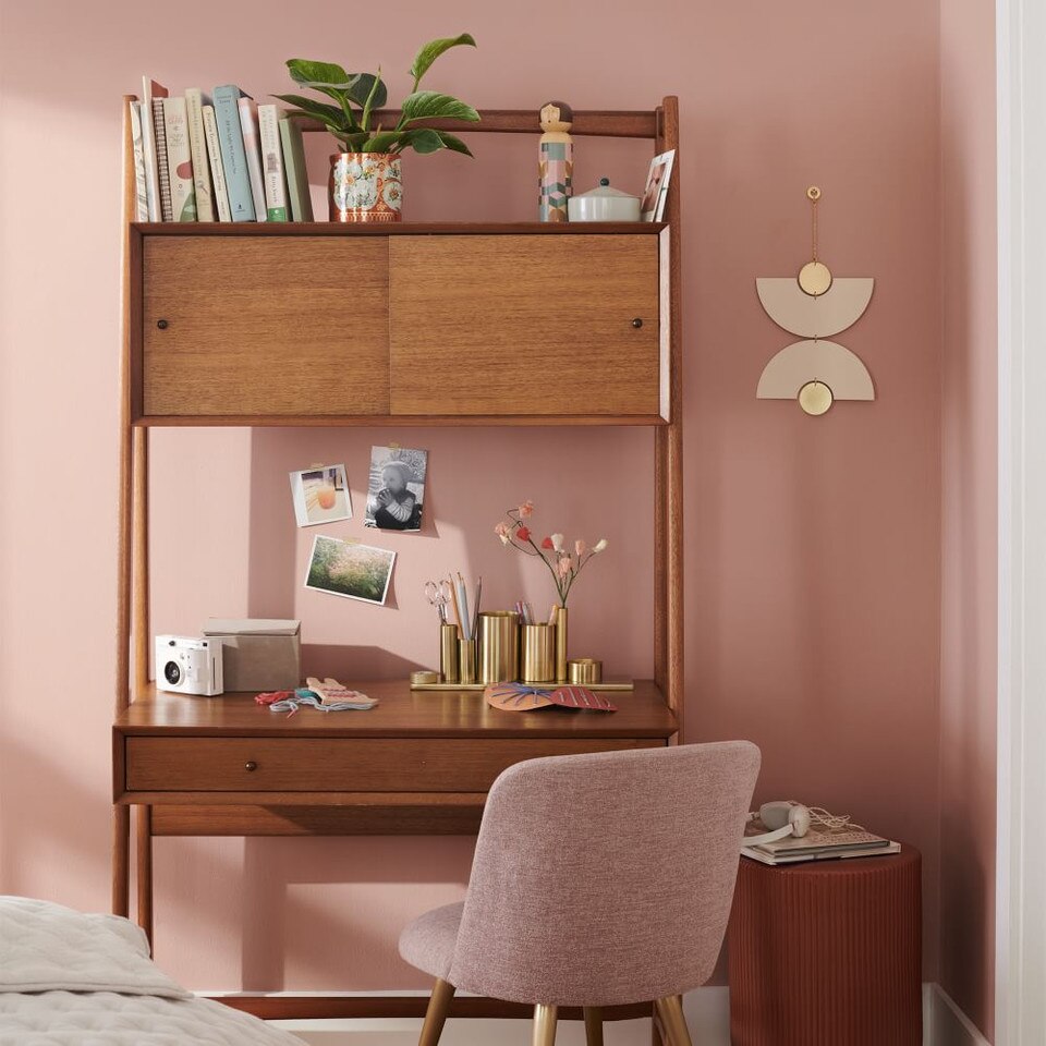 MidCentury Wall Desk (97 cm) west elm Australia